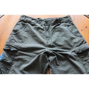 Beverly Hills Polo Club Black Cargo Shorts Big Pony Men's Size 36 *RARE